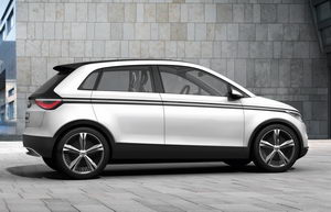 
Vue de profil de l'Audi A2 Concept.
 
