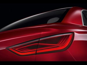 
Vue dtaille des feux arrire de l'Audi A3 Concept.
 