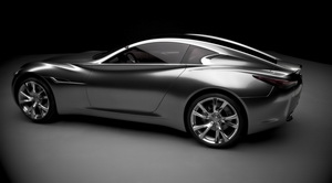 
Surfaces concaves et convexes sculptent la ligne dynamique du concept car Infiniti Essence. Une sportivit non ostentatoire, un luxe certain, une allure unique pour un concept car d'exception.

 