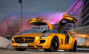 
 Mercedes-Benz SLS AMG Desert Gold. Image 2
 