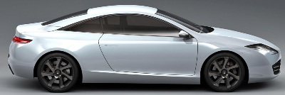 Photo du design extérieur du concept-car RENAULT LAGUNA 3 COUPE CONCEPT