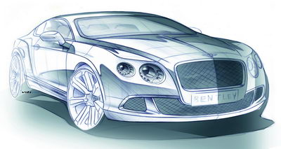 
Bentley Continental GT (2011). Dessin Image3
 
