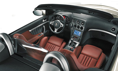 
Dcouvrez l'intrieur de l'Alfa Romeo Spider de 2009.
 