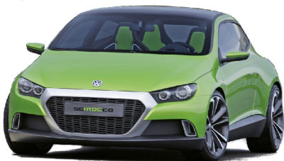 Présentation du concept-car Volkswagen I-Roc, annonçant le futur coupé basé sur la Golf: la VW Scirocco