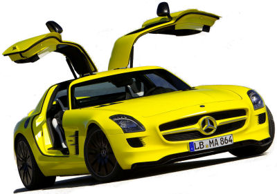 
Prsentation du design extrieur de la Mercedes SLS AMG E-Cell.
 