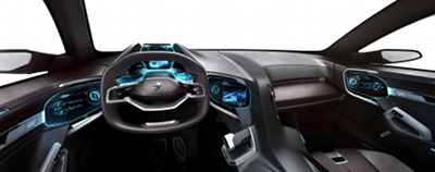 
Découvrez l'intérieur du concept-car Peugeot SXC.
 